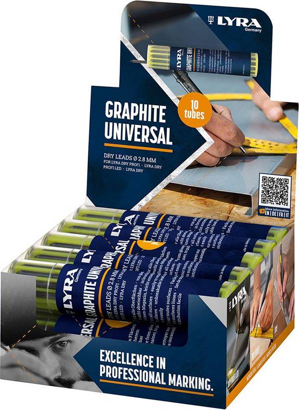 LYRA DRY GRAPHIT Set             4499102 12x Graphitminen Härte 2B