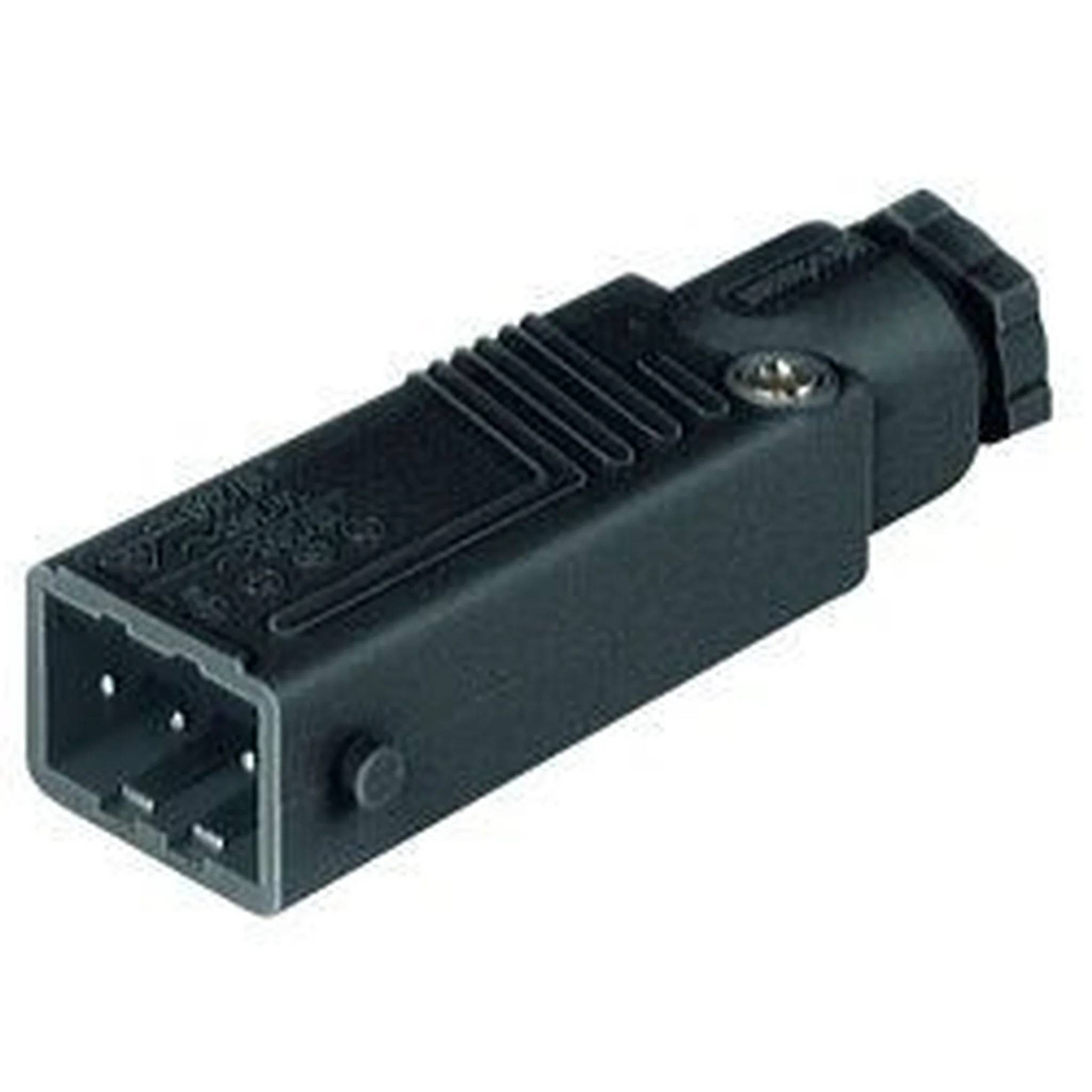 Hirschmann Leitungsstecker mit Zugentlastung, PG11,3, 3+PE, schwarz, 1 Stk.-0
