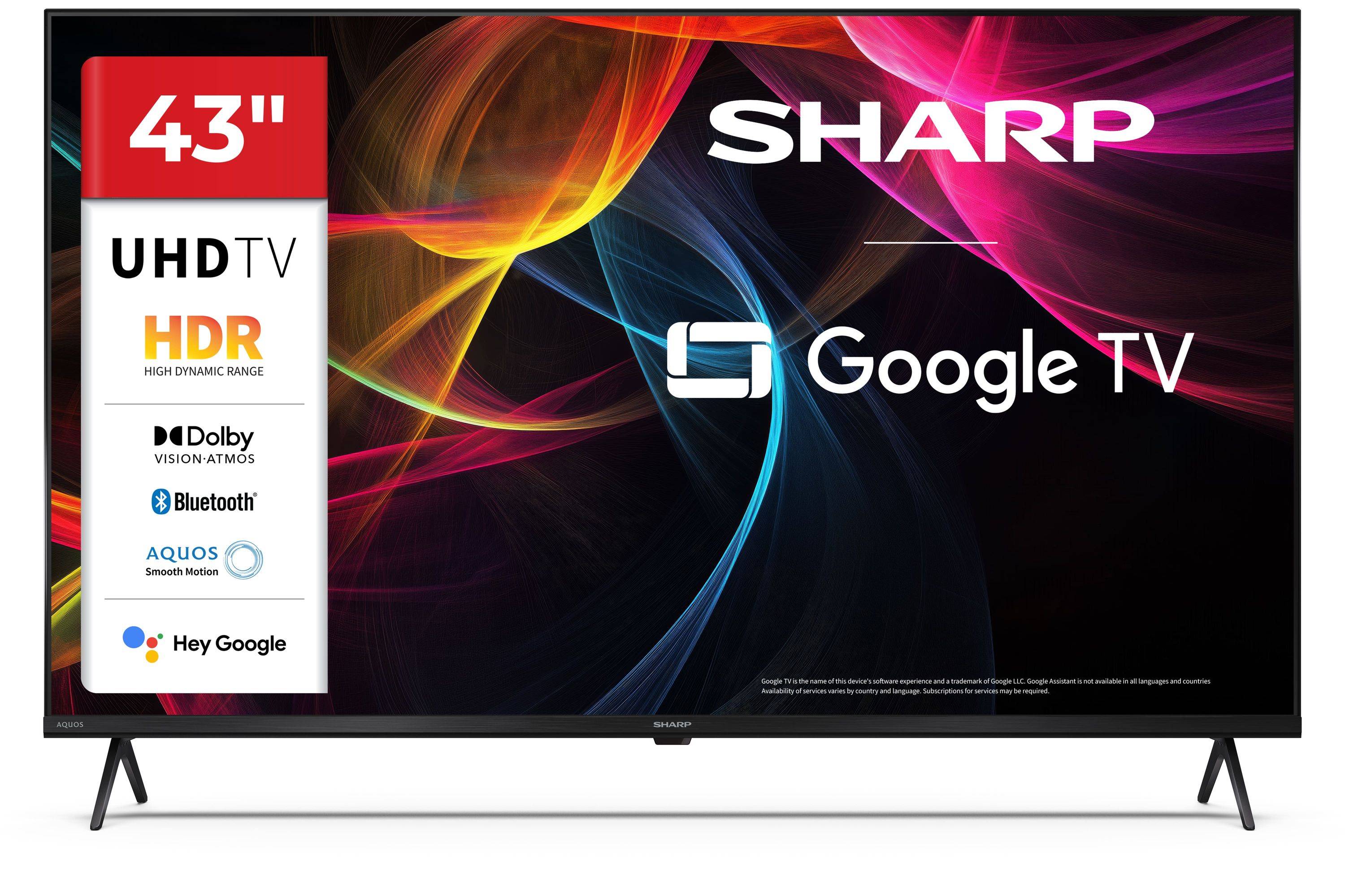 Sharp 43HL4265E, 109,2 cm (43"), 3840 x 2160 Pixel, LED, Smart-TV, WLAN, Schwarz-0
