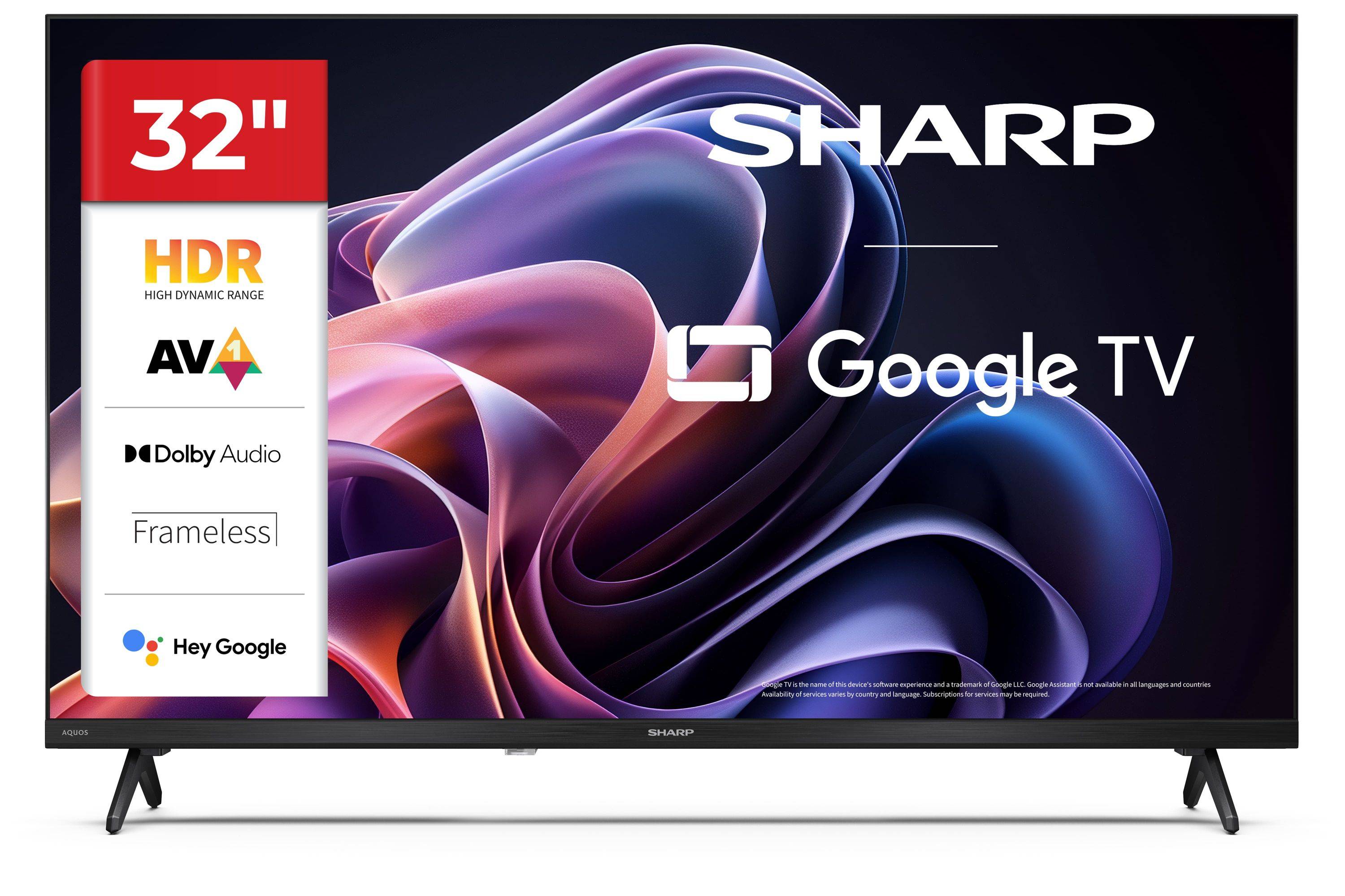 Sharp 32HF2265E, 81,3 cm (32"), 1366 x 768 Pixel, HD, Smart-TV, WLAN, Schwarz-0