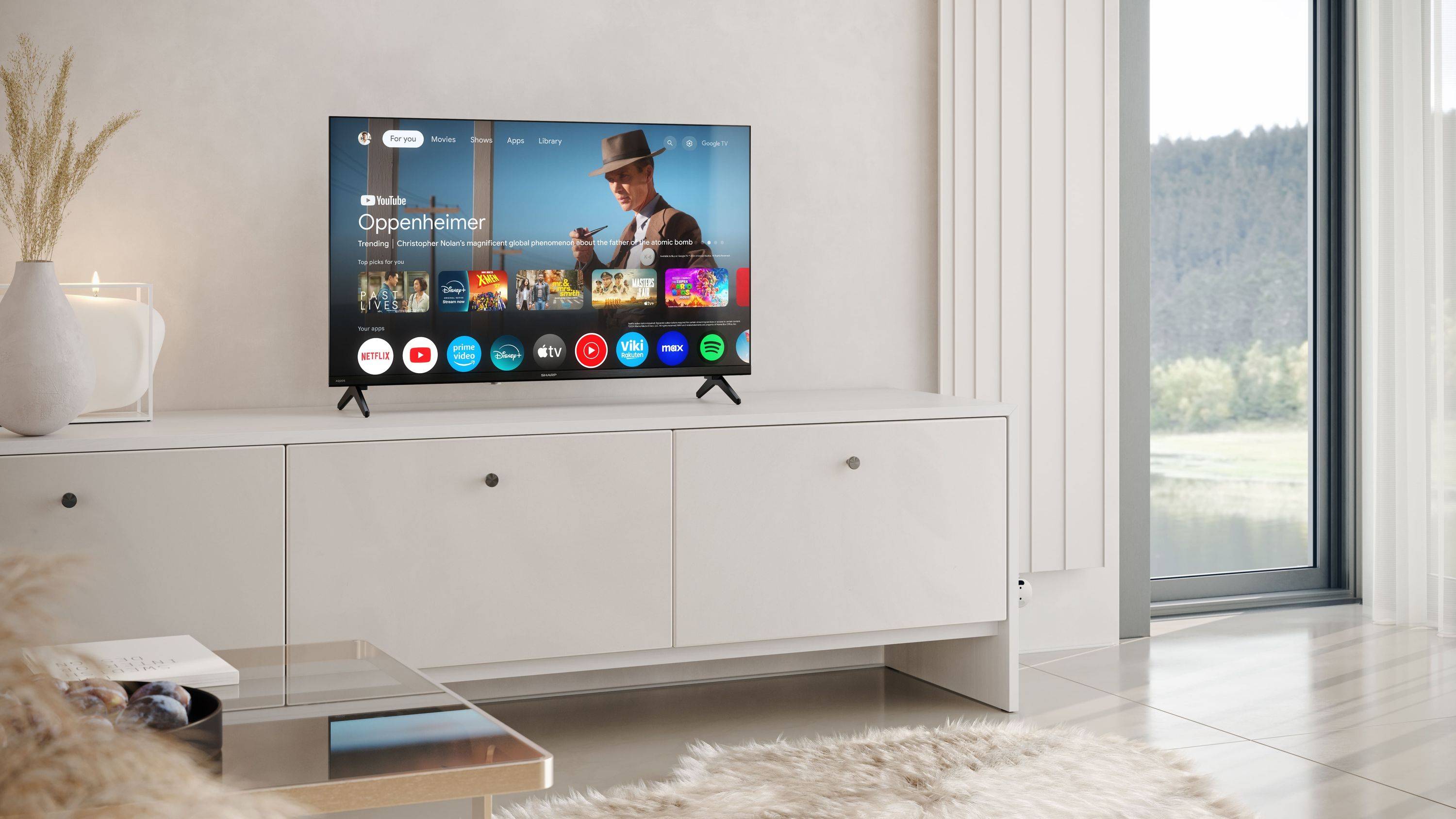 Sharp 32HF2265E, 81,3 cm (32"), 1366 x 768 Pixel, HD, Smart-TV, WLAN, Schwarz-1