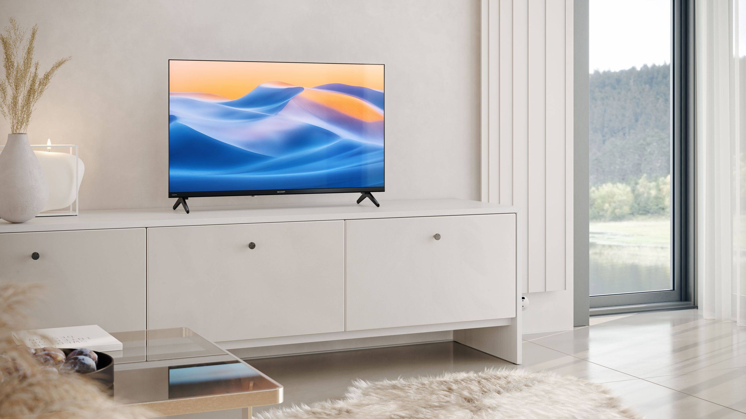 Sharp 32HF2265E, 81,3 cm (32"), 1366 x 768 Pixel, HD, Smart-TV, WLAN, Schwarz-2