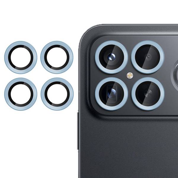 9H Kamera Schutzglas für Xiaomi Poco F8 Ultra Anti-Fingerprint Dünn Blau