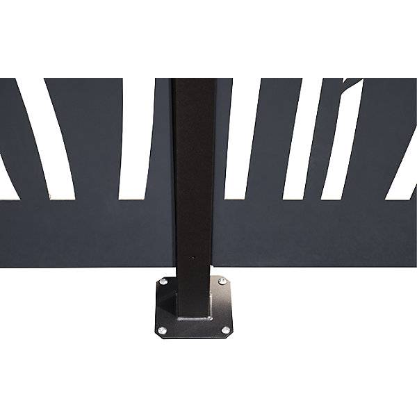 Fahrradunterstand HxB 2360 x 5600 mm Schilfrohr Tiefe 3150 mm Grundeinheit. 86477949 864779 49-4