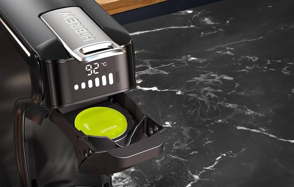 Preisbild für HiBREW - H1B-black - HiBREW 5-in-1-Kapselkaffeemaschine H1B-black (schwarz)