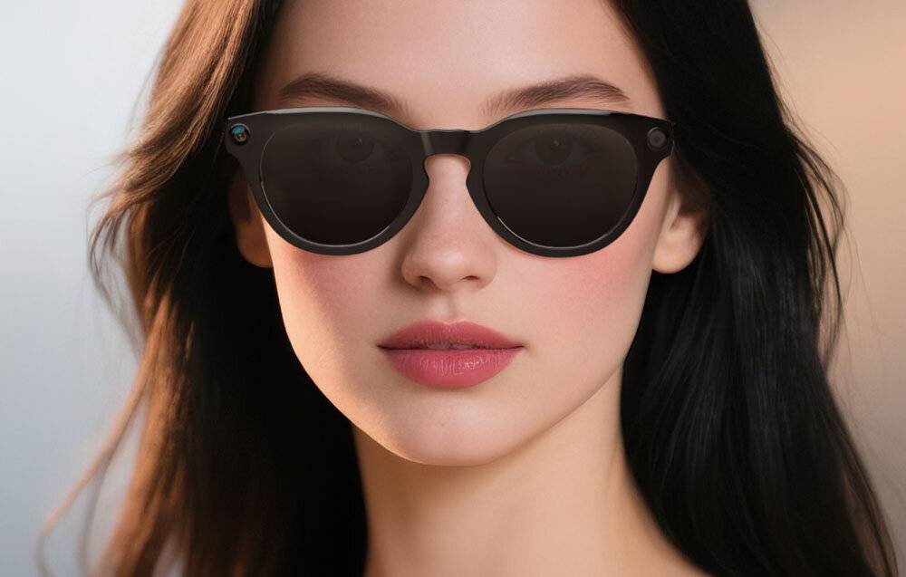 COLMI V03 smarte Sonnenbrille mit rundem Rahmen-1