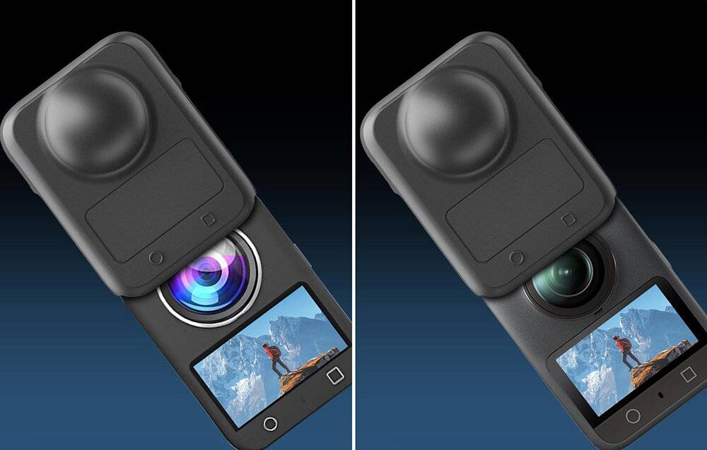 Silikonhülle mit Objektivschutz PULUZ für DJI Osmo 360 (Schwarz)-4