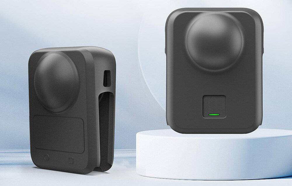 Silikonhülle mit Objektivschutz PULUZ für DJI Osmo 360 (Schwarz)-1