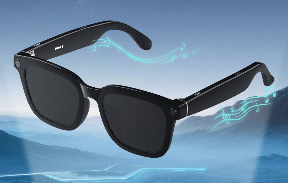 COLMI V03 Smart Glasses Quadratischer Rahmen Sonnenbrille-4