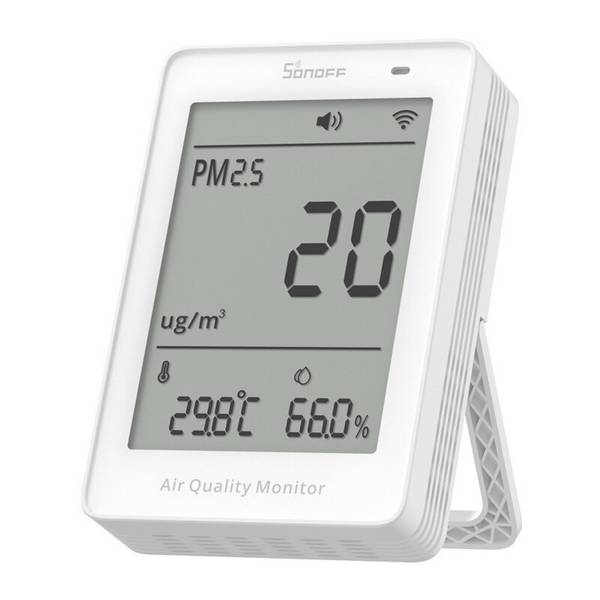 Sonoff - SAWF-07P - Sonoff AirGuard PM2.5 SAWF-07P WiFi-LCD-Luftqualitätsmonitor
