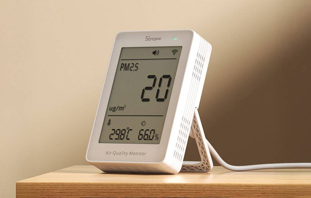 Sonoff - SAWF-07P - Sonoff AirGuard PM2.5 SAWF-07P WiFi-LCD-Luftqualitätsmonitor-1