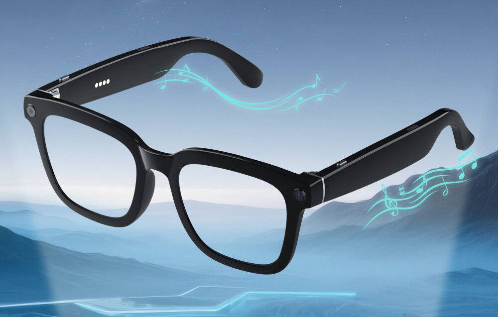 COLMI V03 Smart Glasses Quadratischer Rahmen, Blaulichtblocker-2