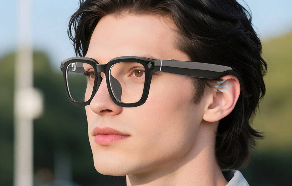 Symbolbild für COLMI V03 Smart Glasses Quadratischer Rahmen, Blaulichtblocker