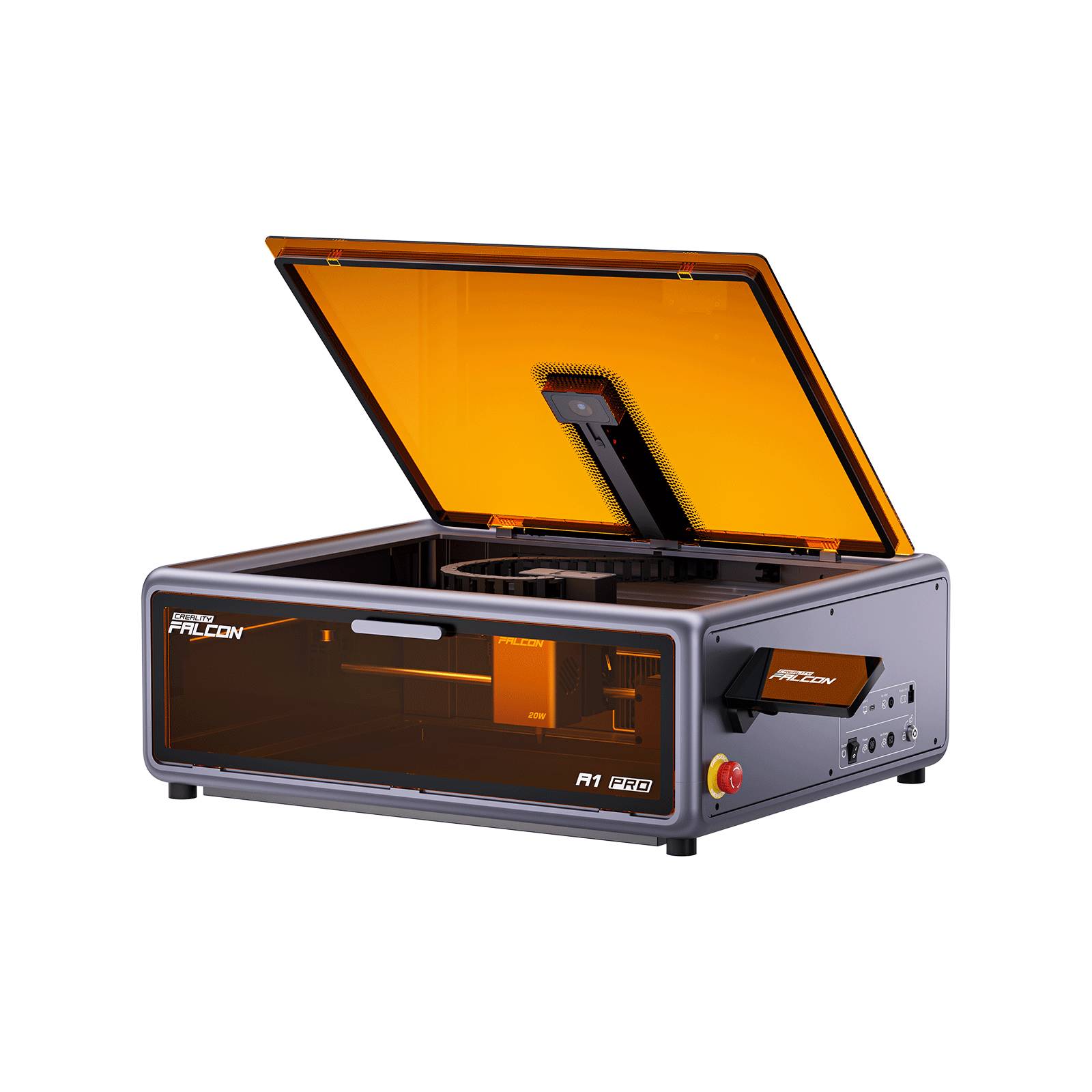 Creality Falcon A1 Pro Lasercutter, 20 W Diodenlaser, 600 mm/s, KI-Vision-System-2