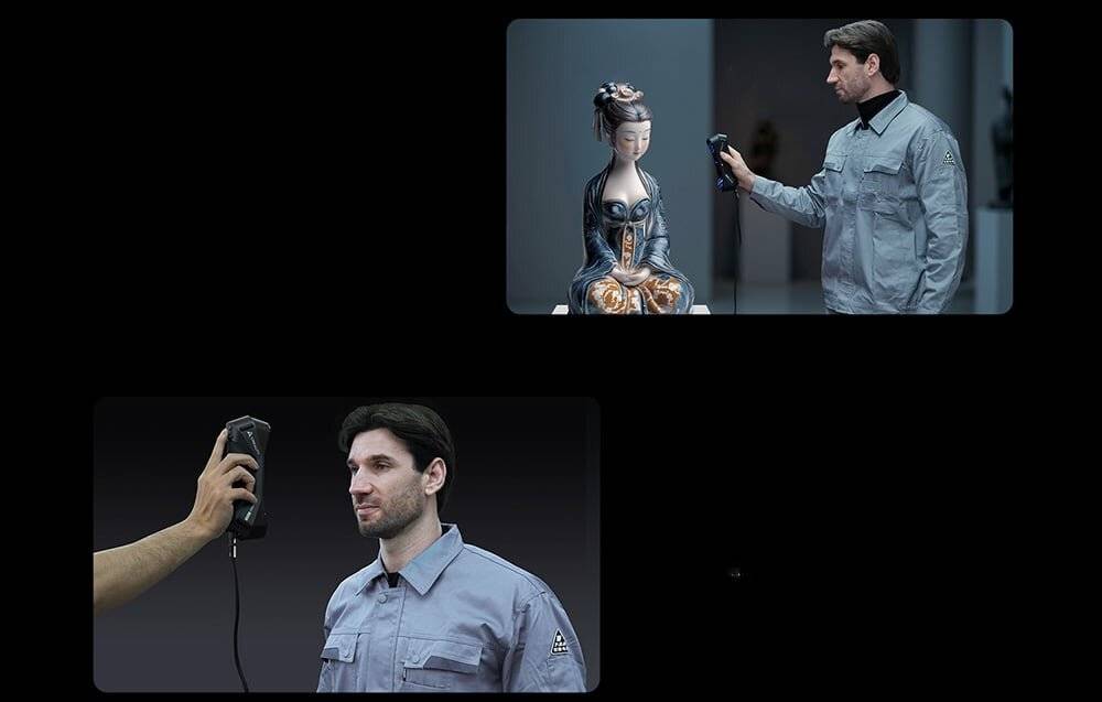 Preisbild für Creality CR-Scan Raptor Pro 3D-Scanner, Laser- & NIR-Technologie, 0,02 mm Genauigkeit