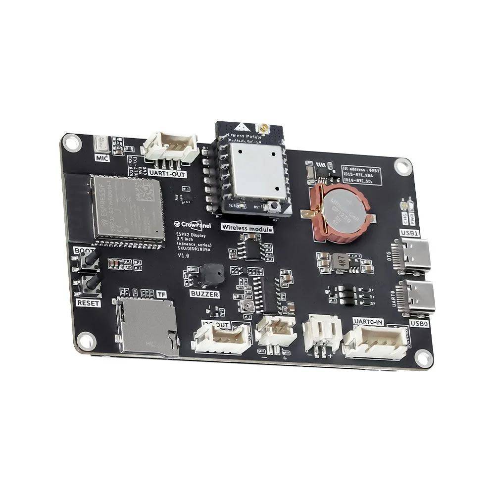 Elecrow CrowPanel Advance 3.5\" ESP32 HMI IPS Touch-Display, AI, Meshtastic, SX1262 LoRa, 480x320-2