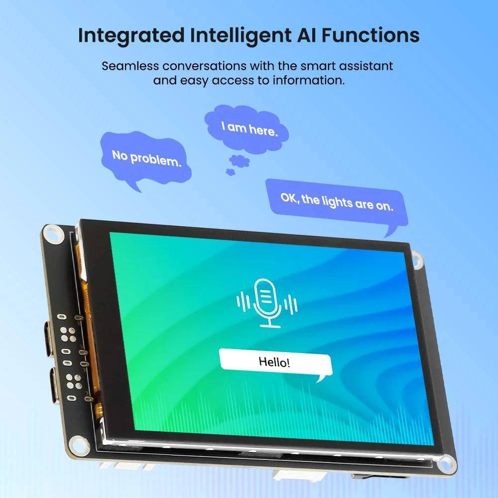 Elecrow CrowPanel Advance 3.5\" ESP32 HMI IPS Touch-Display, AI, Meshtastic, SX1262 LoRa, 480x320-4