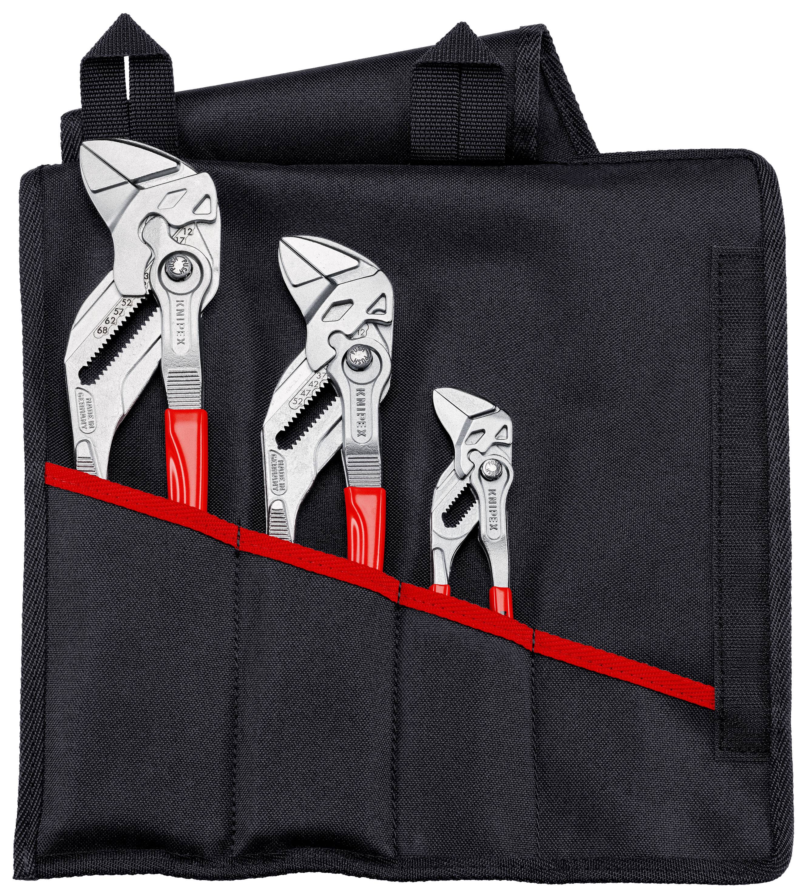 KNIPEX 00 19 55 S7 Zangenschlüssel-Set 3-teilig 330 mm-4