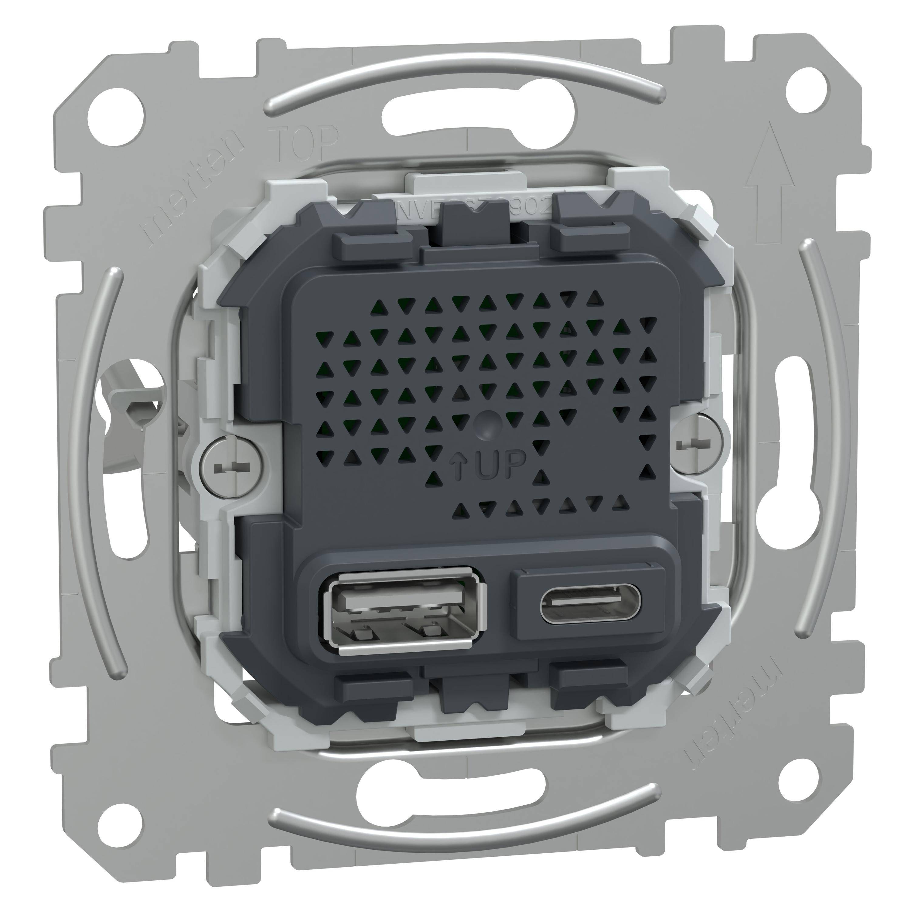 Merten USB Ladestation-Einsatz MEG4366-0140-1