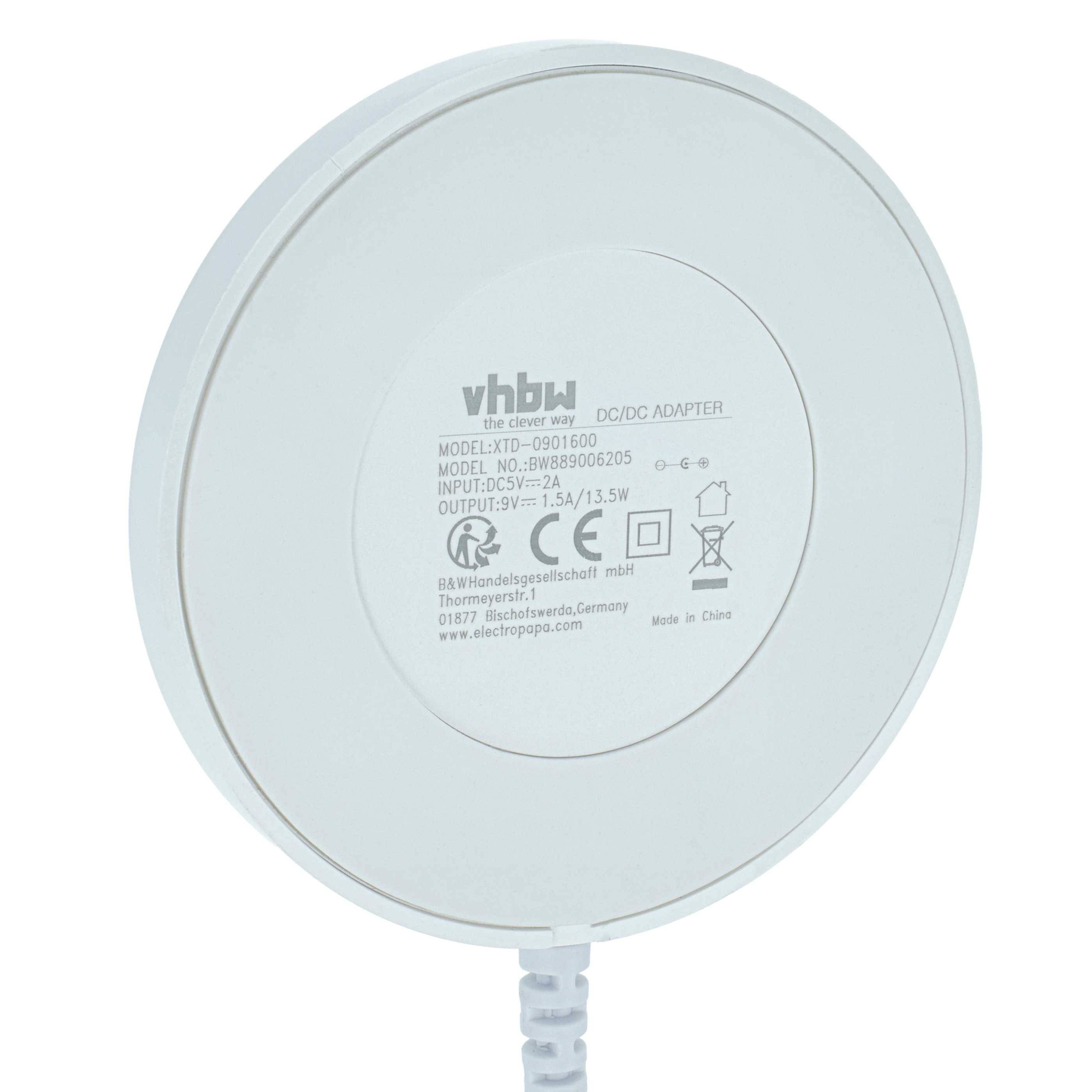 vhbw USB-Ladestation kompatibel mit tonies Toniebox 1 Hörspielbox | Ladeschale mit USB-Kabel, 160 cm Weiß-3