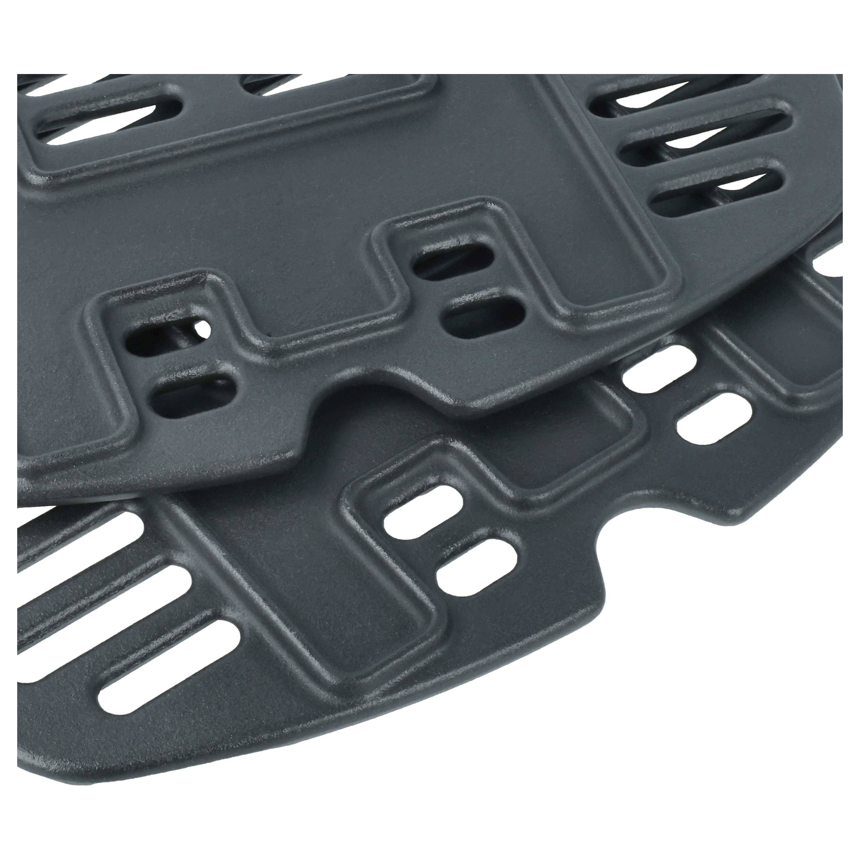 vhbw 2x Grillrost Ersatz für Weber 7644 für Gasgrill | Grill - Gusseisen 32,1 x 21,6 x 2,5 cm-3