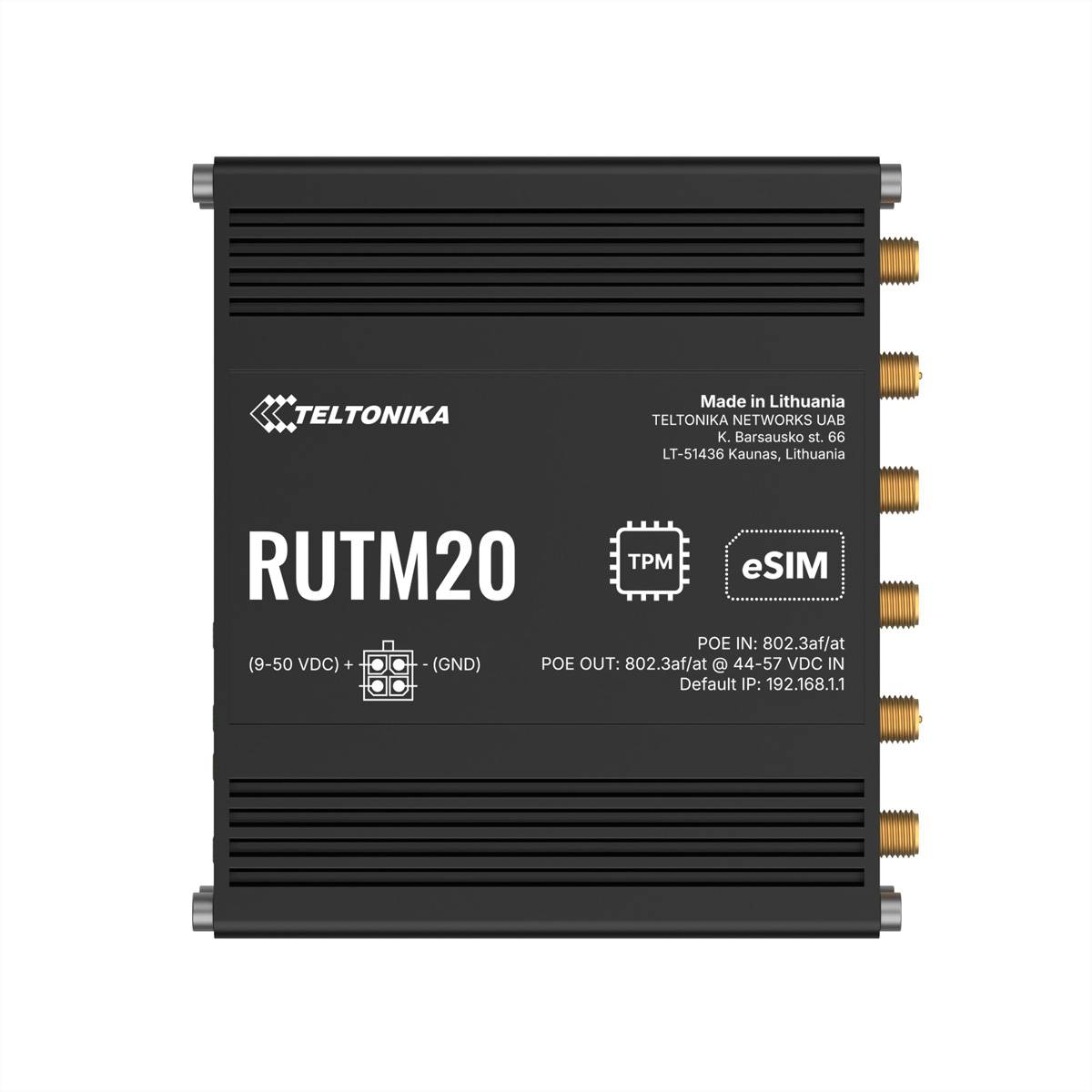 TELTONIKA RUTM20 5G Router PoE Dual SIM und eSIM-1