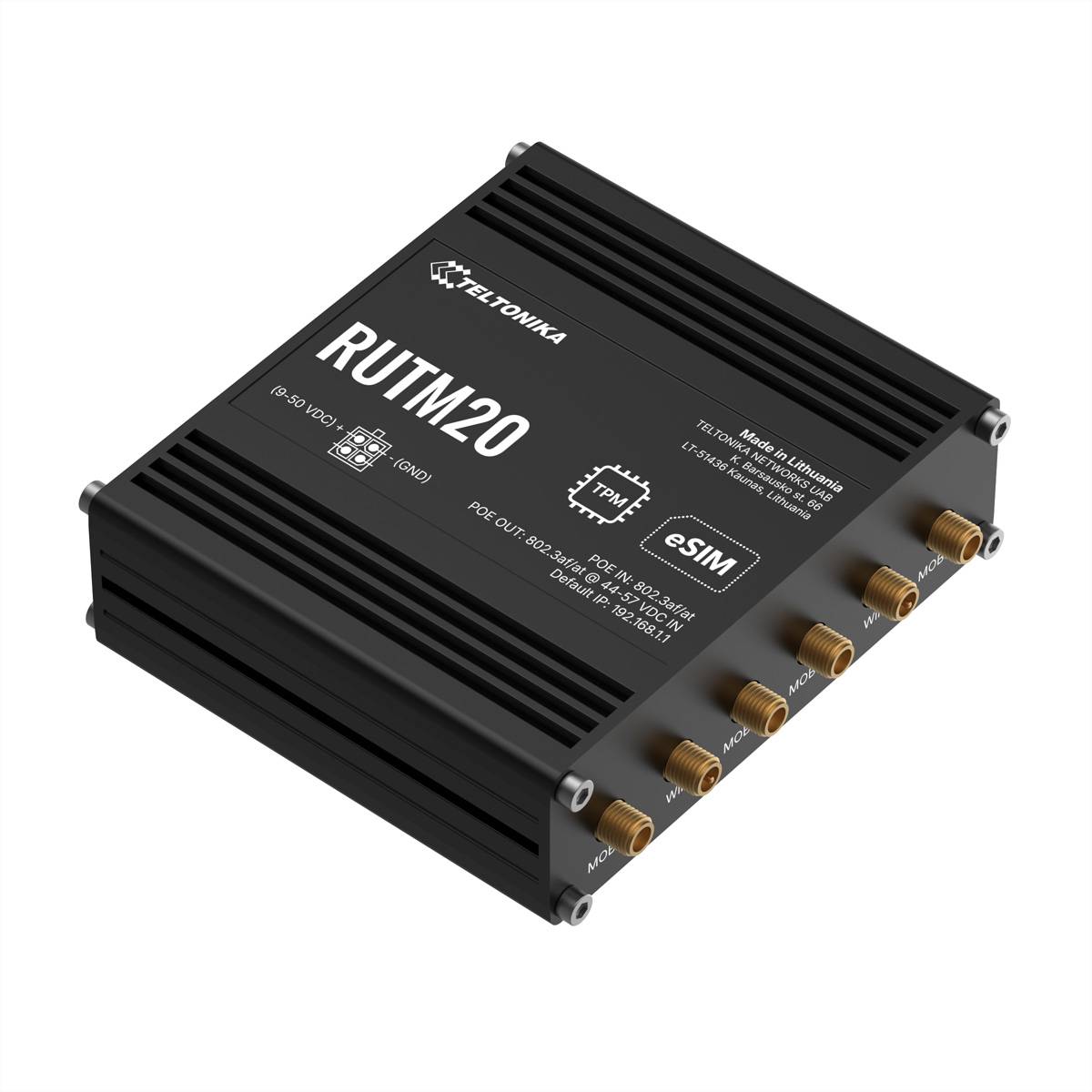 TELTONIKA RUTM20 5G Router PoE Dual SIM und eSIM-3