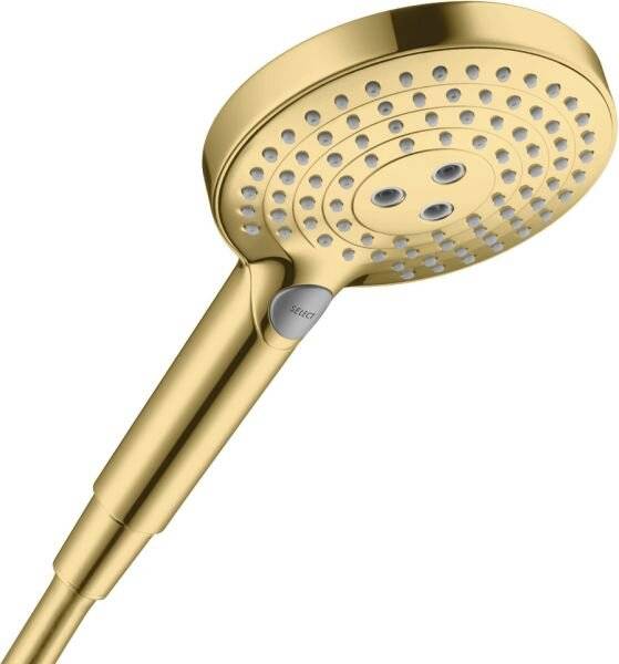 Hansgrohe Raindance Select S Handbrause 120mm, 8,5l/min, 3jet EcoSmart, Polished Gold Optic-4