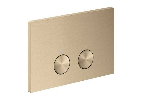 Hansgrohe AXOR FlushPlate Drückerplatte 164x246x12mm für Geberit Sigma, Brushed Bronze