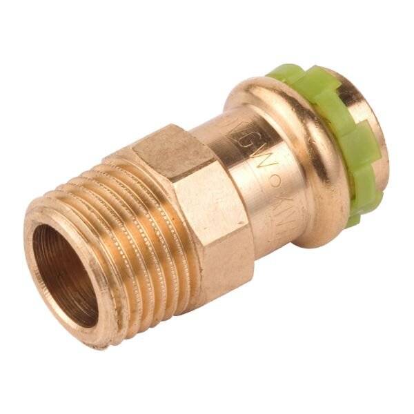 AALBERTS SEPPELFRICKE Überg.-Stck SudoPress Kupfe mit LBP-Funkt. 15 x R3/8 RG EPDM O-Ring