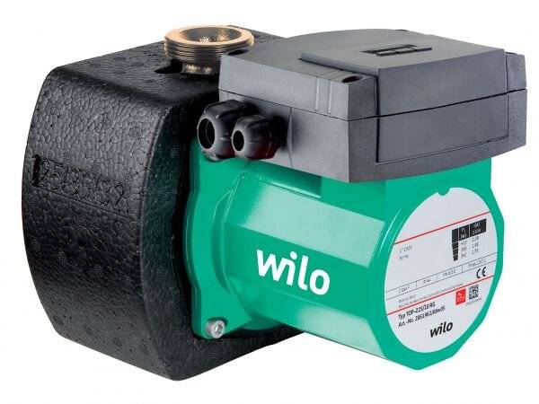 Wilo TOP-Z Nassläufer-Standardpumpe 25/10, 230V, PN 10/16, G 1 1/2", 180W, Rotguss-2