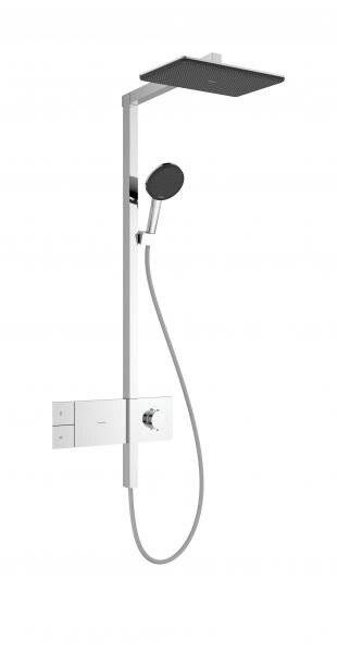 hansgrohe Raindance Alive Q Showerpipe 210/340 1jet EcoSmart avec ShowerSelect Comfort, chrome