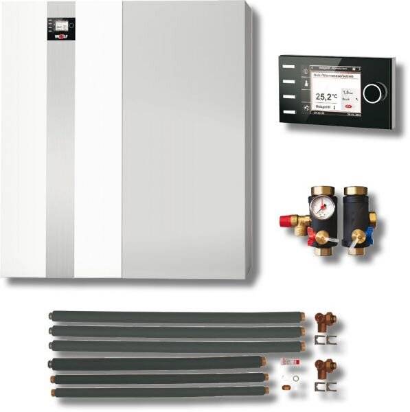 Wolf Paket Öl-Brennwertkessel COB-2-20 B30, 20kW Ausführung Heizkreis, TS-160, BM-2-1