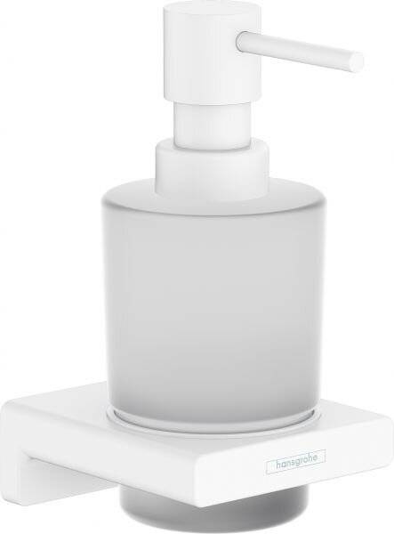 Hansgrohe AddStoris Q Seifenspender, Mattweiß-2