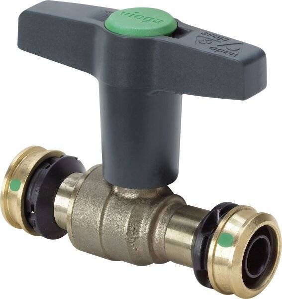 Viega Kugelhahn mit SC Easytop 5375 in 25mm Siliziumbronze, 1 Stk.-3