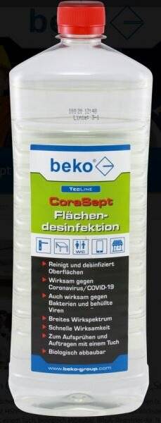 BEKO Flächendesinfektion 1l 299391000 TecLine CoraSept-0