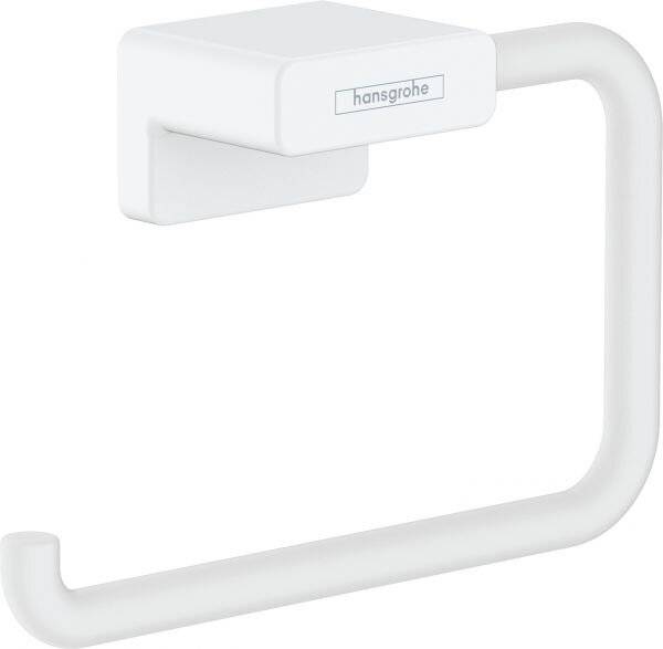 Hansgrohe AddStoris Q Toilettenpapierhalter, Mattweiß-2