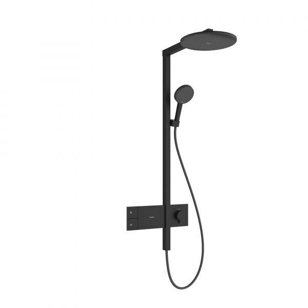 hansgrohe Raindance Alive S Showerpipe 300 1jet mit ShowerSelect Comfort, Mattschwarz-0