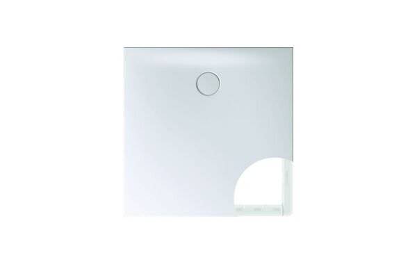 concept 300 Stahl-Duschwanne bodengleich 120x90cm weiss Minimum Wannenträger