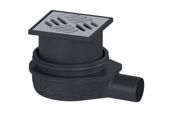 Kessel Bodenablauf Der Ultraflache 79, DN 50, 88-139mm, Schlitzrost-2
