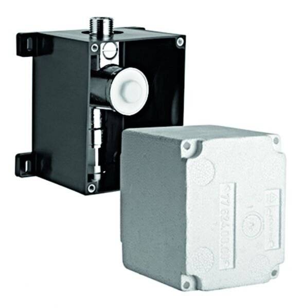 SCHELL Urinal-Wandeinbau-Spülarmatur C I Rohbauset 1/2Zoll-3