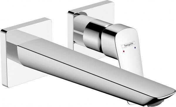 hansgrohe HG Fertigmontageset LOGIS f UP 2-Loch-Waschtischmischer Al-2