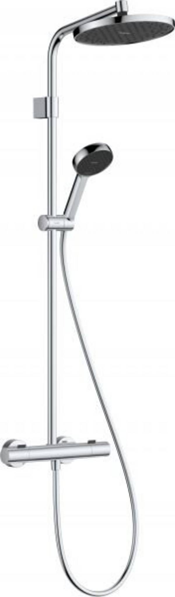hansgrohe Activera S Showerpipe 240 1jet EcoSmart+ mit Ecostat Fine Varia, Chrom