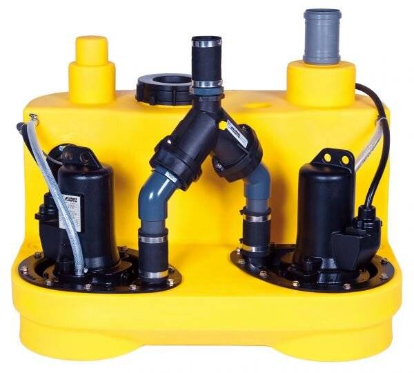 JUNG PUMPE FÄKALIENHEBEANLAGE COMPLI 100 400 V MIT MULTICUT SCHNEIDSYSTEM-0