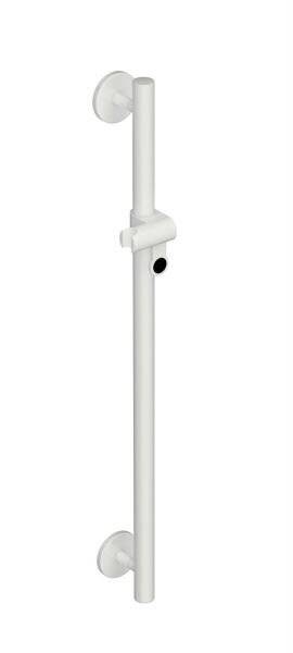 HEWI Brausehalterstange System 800 K 900mm mit Brausehalter schwarzer Punkt signalweiß-3