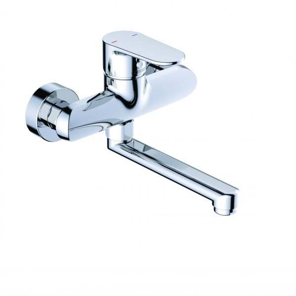 concept 100 Wand-Waschtischarmatur schwenkbarer Auslauf 160mm chrom