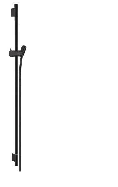 Hansgrohe Unica Brausestange S Puro 90cm, Isiflex Brauseschlauch 160cm, Mattschwarz-4