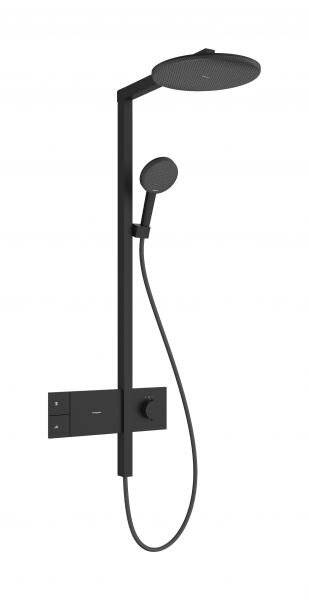 Hansgrohe Raindance Alive S Showerpipe Duschsystem 300mm, 1jet EcoSmart, ShowerSelect, Mattschwarz-0