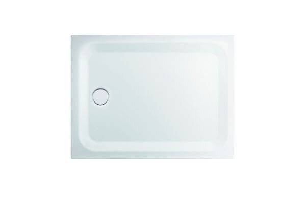 concept 200 Stahl-Duschwanne superflach 100x80x2,5cm weiss GlasurPlus-0