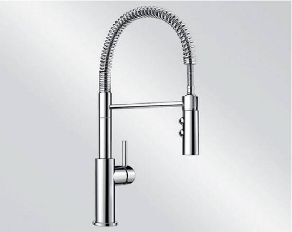 BLANCO Spültisch-EHM CATRIS-S metallische Oberfläche Hochdruck chrom